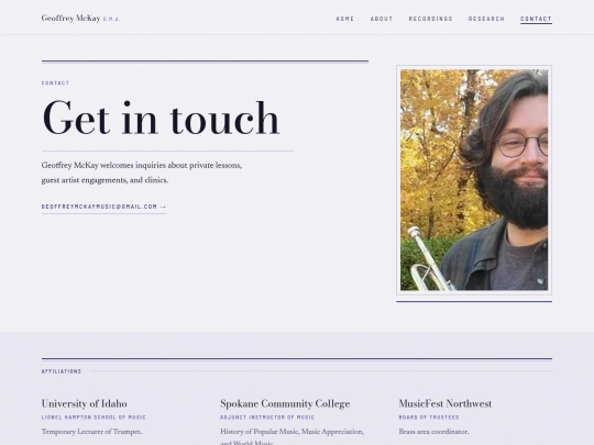 contact screenshot