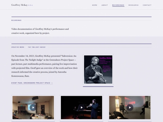 recordings screenshot