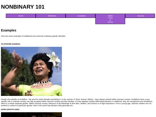 examples screenshot