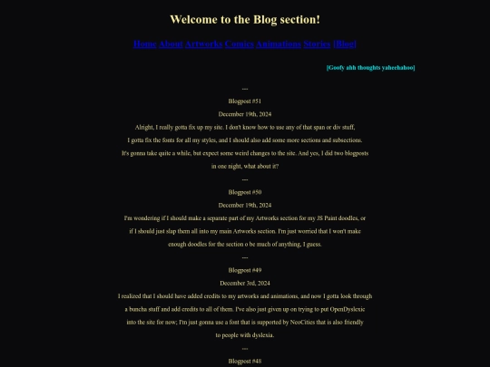 blog screenshot