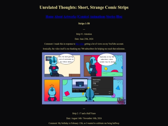 unrelatedthoughts1 screenshot