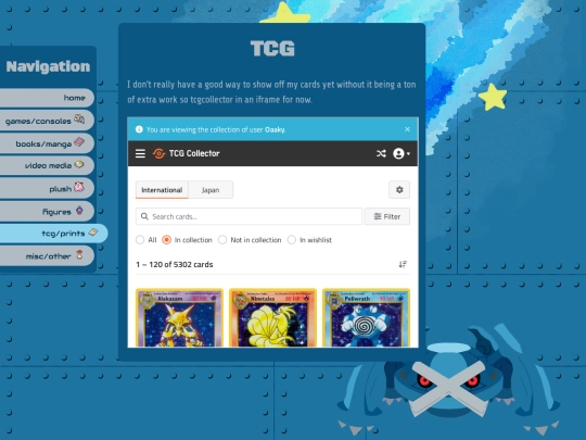 collection/tcg screenshot