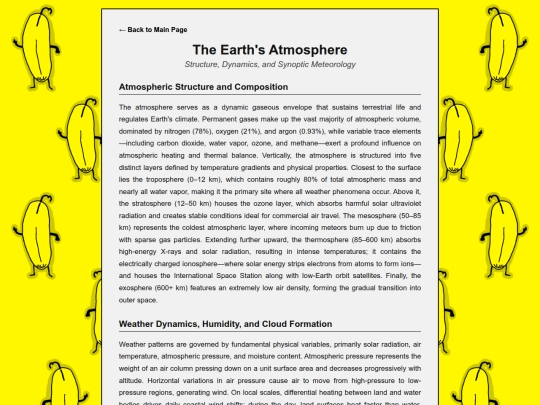 Encylopedia/atmosphere screenshot