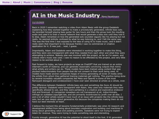 blog/AI in the Music Industry screenshot