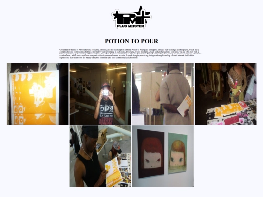 EXHIBITIONS/2025/Potion_To_Pour/PTP2025 screenshot