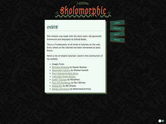 credits screenshot