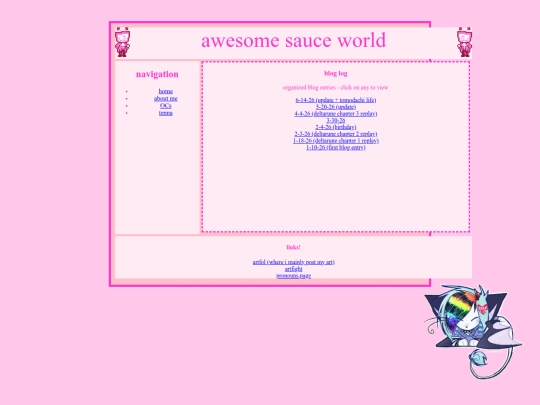 blog screenshot