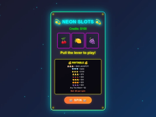 neonslot screenshot