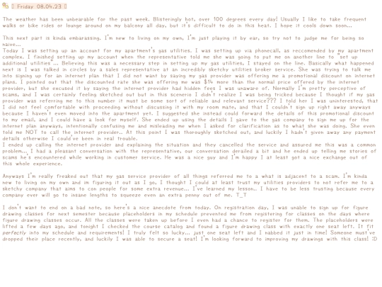 diary/aug4th2023 screenshot