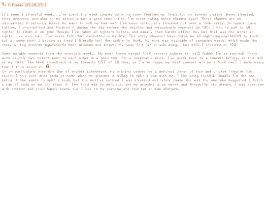 diary/july28th2023 screenshot
