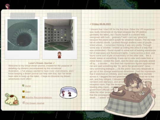 dreamjournal screenshot