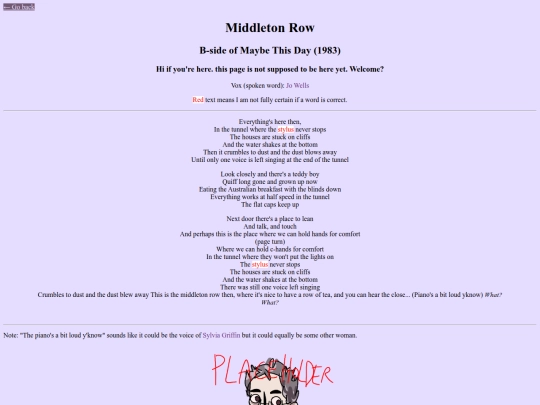 lyrics/middletonrow screenshot