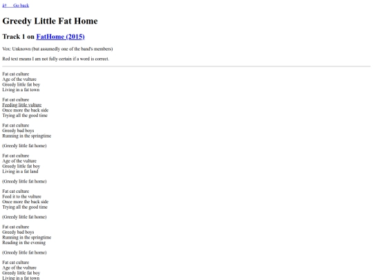 lyrics/unfinished/greedylittlefathomefathome screenshot
