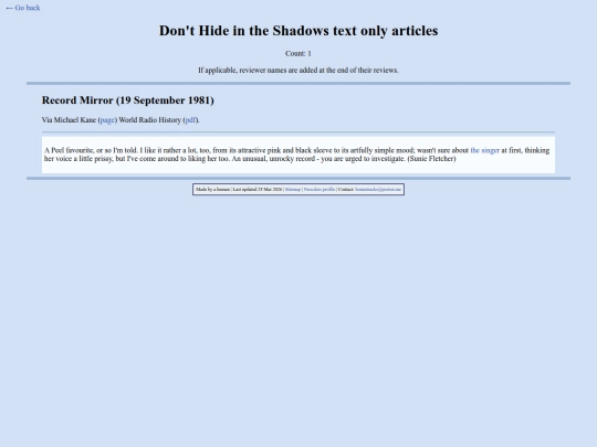 press/clusters/dhits screenshot