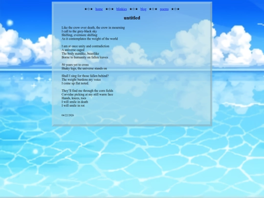 poems/lifeoverdeath screenshot