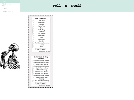 Polls screenshot