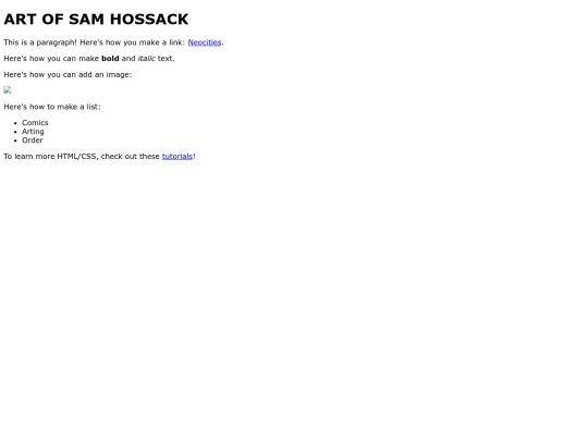 index screenshot