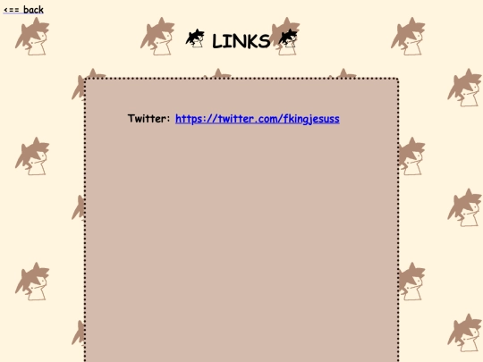links screenshot
