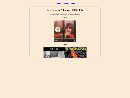 albums screenshot