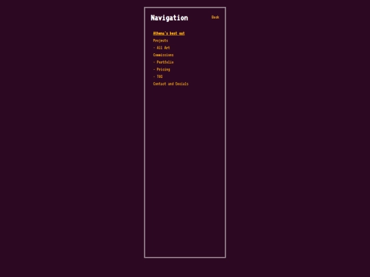 pages/Meta/nav-mobile screenshot