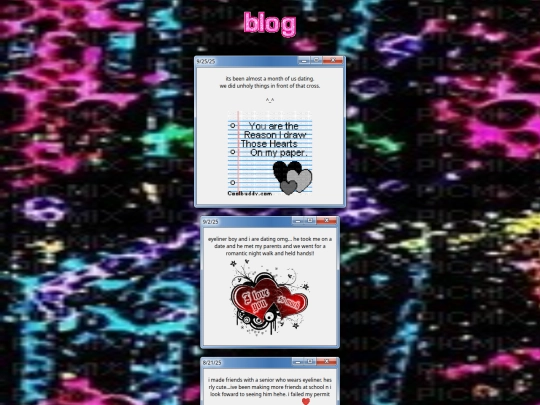 blog screenshot