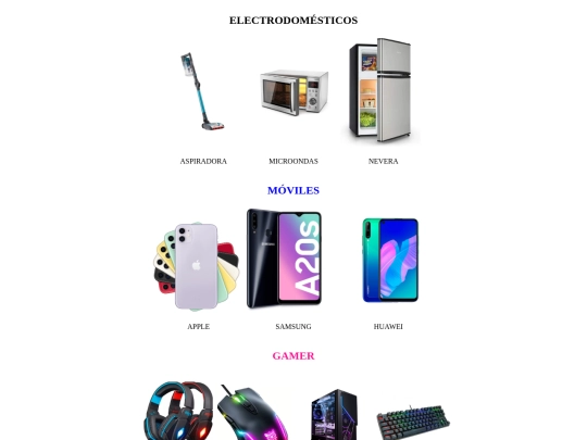 proyectofinal/electrodomesticos screenshot