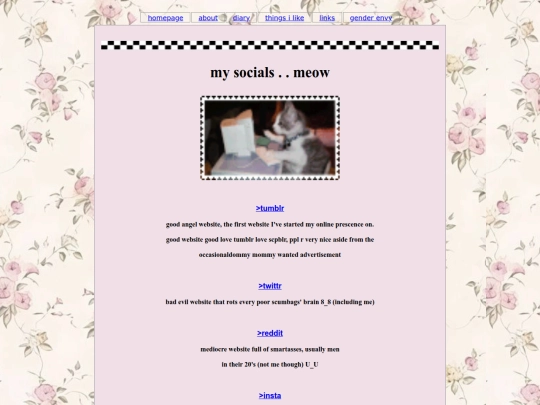 links screenshot
