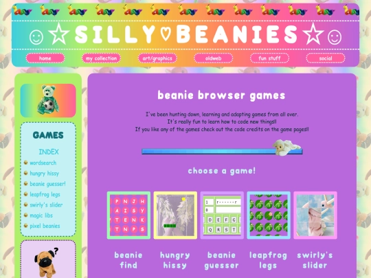 fun/games/gamesindex screenshot