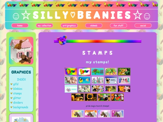 mywork/graphics/graphicsstamps screenshot