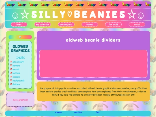 oldweb/graphics/oldwebdividers screenshot