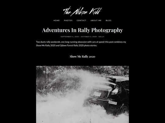 blog/adventures-in-rally-photography screenshot