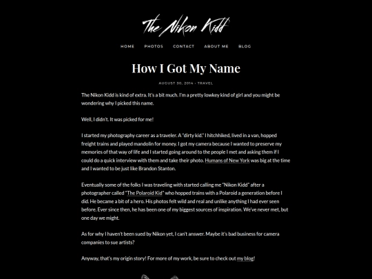 blog/how-i-got-my-name screenshot