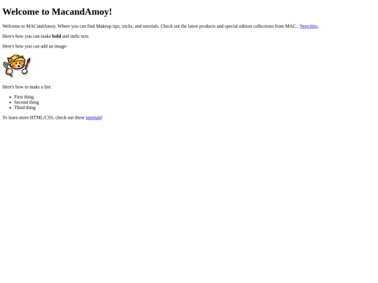 index screenshot