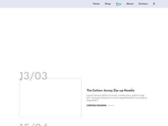 blog screenshot
