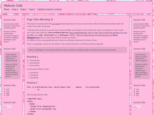 index screenshot