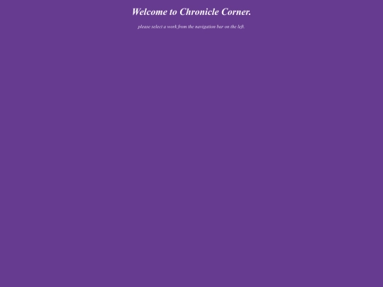 chronicles/selection screenshot