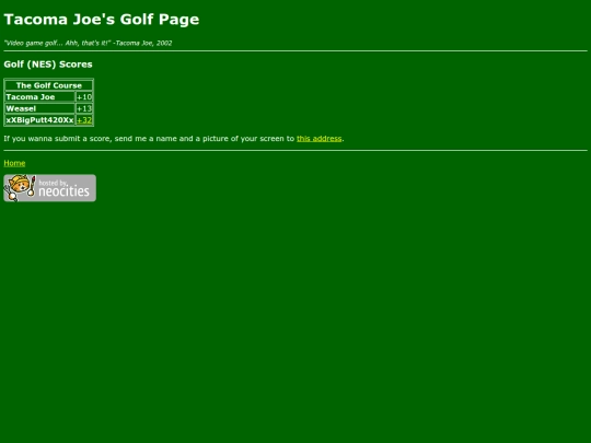 scores/other/golf84 screenshot