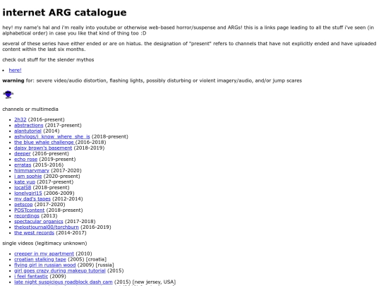 index screenshot