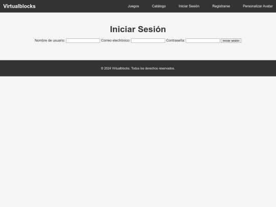 login screenshot