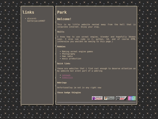 index screenshot