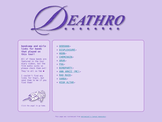 bands screenshot