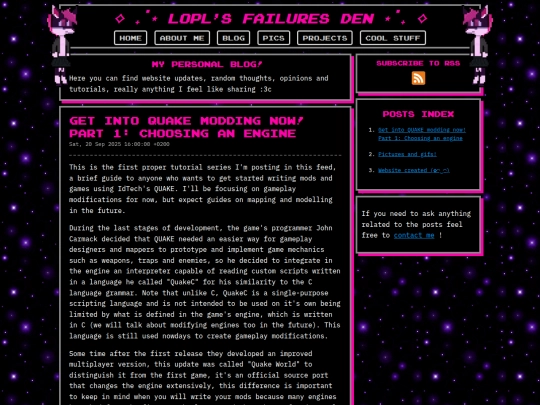 blog screenshot
