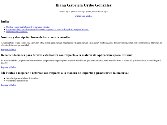 index screenshot