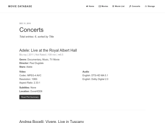 concert screenshot