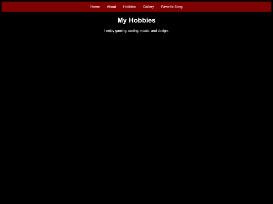 hobby screenshot