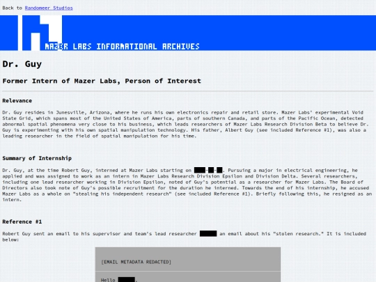 main-iframes/wiki/mazer-labs/dr-guy screenshot