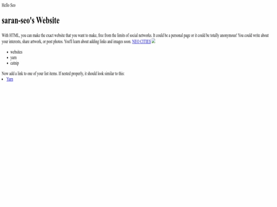 index screenshot