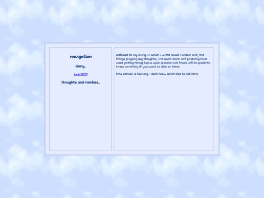 diary screenshot