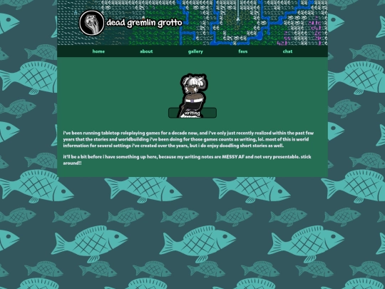writing screenshot
