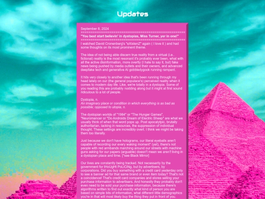 updates screenshot